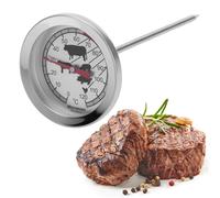 Westmark Roast Thermometer, With Symbols For Easy Reading, Stainless Steel, Silv