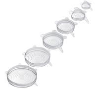 Westmark Round Fresh Lid - Stretchy, Reusable Silicone Lids for Different Vessel