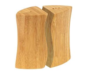 Westmark Salt and Pepper Shaker Set, 2 pcs, capacity: 15 ml each, bamboo, Tapas + Friends, light brown, 70062270