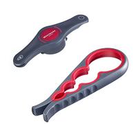 Westmark Set, 2pcs: 1 multi-purpose/lid opener + 1 multi-opener, plastic/steel, Moby Dick/Propeller, Anthracite/Red, 105122E6