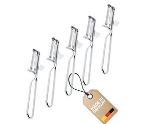 Westmark Set of 5 Universal Peelers with Corers, Famos, Original model, Stainless steel blade, Silver, 106122E3