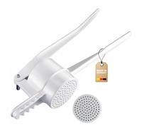 Westmark Spaetzle/Potato Press, with round holes, die-cast aluminium, length: 41 cm, Spätzlepress, white, 6110223W