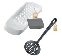 Westmark spaetzle Set, 2pcs, 1 spaetzle Grater with Flexible Scraper, Spatzl + 1 ladle, Gentle, ABS/PA, White/Grey/Black, 611322E6