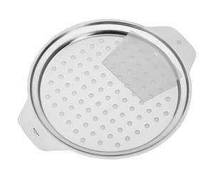 Westmark Spaetzle Top + Scraper, 2-Piece Set, For Pots With A Diameter Of 24-28 cm, Stainless Steel/Plastic, Silver, 61112240