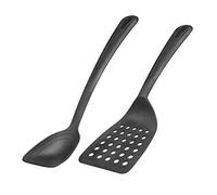Westmark Spatula + Spoon Set, 2 Pieces, for Coated Cookware, Plastic, Gentle, Black, 283722E6