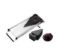 Westmark Vegetable Slicer, With 5 Cutting Attachments, Stainless Steel Blades, V-Plus, Black/Silver/Red, 11302260