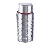 Westmark Viva 5288226S Lunch Pot, Keeps Warm for up to 9 Hours/Cold for 12 Hours, with Stainless Steel Spoon in Lid, Capacity: 750 ml, Stainless Steel/Plastic/Silicone, Viva, Silver/Red