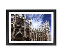 Westminster Abbey London Framed Print | A2 Black Framed Wall Art | Ready to Hang | Modern Nature Picture | Living Room Bedroom Lounge Office