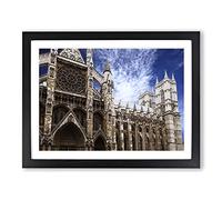 Westminster Abbey London Modern Framed Print | A2 Black Framed Wall Art | Ready to Hang | Modern Nature Picture | Living Room Bedroom Lounge Office