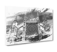 Westminster Abbey London Vol.2 V1 Canvas Print | Gallery Wrapped 30mm Frame Wall Art | 30x20 inches | Ready to Hang | Modern Architecture Picture | Living Room Bedroom Lounge Office