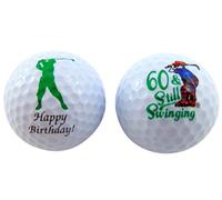 Westmon Works 60th Birthday Golf Balls Gift Pack for for Golfers 1.68 inch