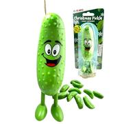 Westmon Works Christmas Pickle Ornament Candy Dispenser Pooping Sour Gherkin Shaped Hard Candies