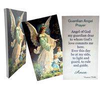 Westmon Works Guardian Angel Holy Card Bulk Pack with Prayer on Back Made in the USA, Set of 10