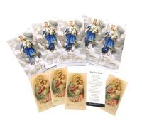 Westmon Works How to Pray the Rosary Pamphlet Bundle with Hail Holy Queen Prayer Card Set Sunday Bible School, Pack of 5 Each