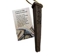 Westmon Works Nail of Jesus Christ Faith Christmas Tree Ornament with Story Card Gift Set