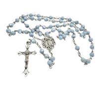 Westmon Works Our Lady of Grace Rosary Set with Matching Holy Prayer Card