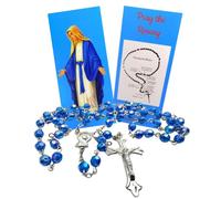 Westmon Works Pray the Rosary Set with Instruction Holy Card Catholic Gift Pack