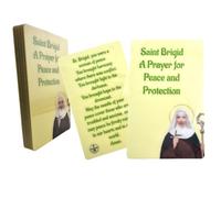 Westmon Works St Brigid Holy Card Bulk Pack Laminated Made in the USA Irish Saint Prayer Cards, Set of 10