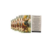 Westmon Works St Christopher Holy Card Bulk Bundle Patron Saint of Travel Pack, Set of 10