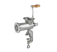 Weston #10 Manual Tinned Meat Grinder and Sausage Stuffer (36-1001-W), 4.5mm & 10mm Plates, + 3 Sausage funnels
