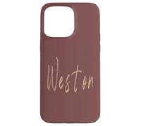 Weston Florida Vintage elegant design Case for iPhone 15 Pro Max