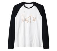 Weston Florida Vintage Elegant Design Raglan Baseball Tee