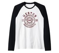 Weston MA | Massachusetts | Vintage City Apparels Raglan Baseball Tee
