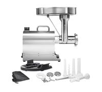 Weston Pro Series Electric Meat Grinder, Commercial Grade, 1120 Watts, 1.5 HP, 14lbs. Per Minute, Stainless Steel (10-2201-W)