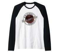 Weston-Super-Mare in Somerset Travel Souvenir Heart Raglan Baseball Tee