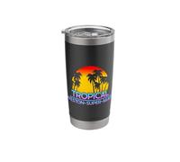 Weston-Super-Mare UK Funny British Weather Stainless Steel Insulated Tumbler