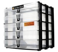WestonBoxes A4 Box Craft Storage Unit with 5 A4 Boxes, 7 Colours Available