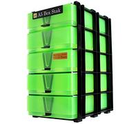 WestonBoxes A5 Box Craft Storage Unit with 5 A5 Boxes, 7 Colours Available
