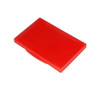 WestonBoxes Plastic Business Card Pocket Wallet for 10-15 Cards or 2-3 Debit or Credit Cards (Red, Pack of 50)