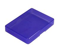 WestonBoxes Plastic Playing Card or Poker Card Storage Boxes 15mm Deep - Also Stores Magic the Gathering Cards (Purple, Pack of 8)