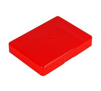 WestonBoxes Plastic Playing Card or Poker Card Storage Boxes 15mm Deep - Also Stores Magic the Gathering Cards (Red, Pack of 8)