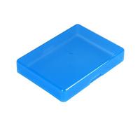 WestonBoxes Plastic Playing Card or Poker Card Storage Boxes 15mm Deep - Also Stores Magic the Gathering Cards (Blue, Pack of 8)