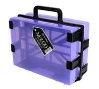 WestonBoxes Portable A4 Craft Storage Box Carrier, 2 Boxes Included