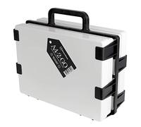 WestonBoxes Portable A4 Craft Storage Box Carrier, 2 Boxes Included