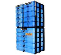 WestonBoxes Three Box Storage Unit Set, A4 A5 and Pen Pencil Craft Storage