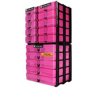 WestonBoxes Three Box Storage Unit Set, A4 A5 and Pen Pencil Craft Storage