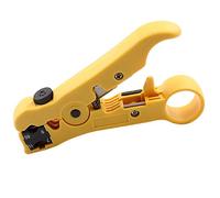 WESTONETEK Universal Cable Stripper Cutter for Flat or Round UTP Cat5 Cat6 Wire Coax Coaxial Stripping Tool