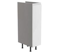Westport Gloss White Modern Freestanding Bathroom & Wet Room Base Unit (W)195mm (H)820mm