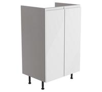 Westport Gloss White Modern Freestanding Bathroom & Wet Room Base Unit (W)495mm (H)820mm