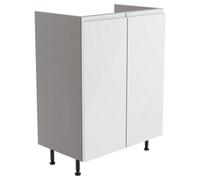 Westport Gloss White Modern Freestanding Bathroom & Wet Room Base Unit (W)595mm (H)820mm