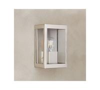 Westport Lighting Coastal Cabin Half Lantern Outdoor Wall Light - Matt Nickel