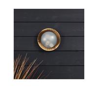 Westport Lighting Coastal Porthole Outdoor Flush Wall Light - Oxidised Brass