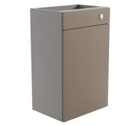 Westport Matt Stone Grey Freestanding Toilet Cabinet (H)820mm (W)495mm