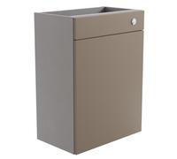 Westport Matt Stone Grey Freestanding Toilet Cabinet (H)820mm (W)595mm