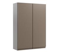 Westport Matt Stone Grey Modern Double Wall Cabinet (W)495mm (H)720mm