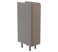 Westport Matt Stone Grey Modern Freestanding Bathroom & Wet Room Base Unit (W)195mm (H)820mm